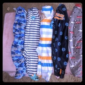 (5) boys 6-9 month pajama lot